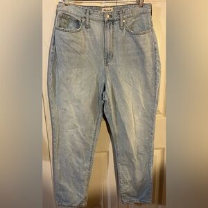 Madewell Women’s The Curvy Perfect Vintage Jean Straight Leg High Rise Size 30